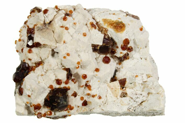 Spessartine Garnets On Microcline Feldspar - China #251593